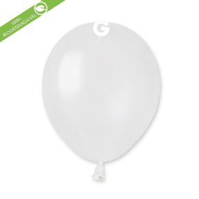 BALÃO DE LÁTEX METÁLICO WHITE#029 AM50 COM 50 UNIDADES - 5"