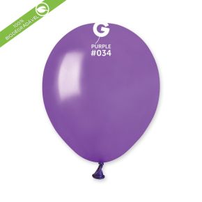 BALÃO DE LÁTEX METÁLICO PURPLE#034 AM50 COM 50 UNIDADES  - 5"