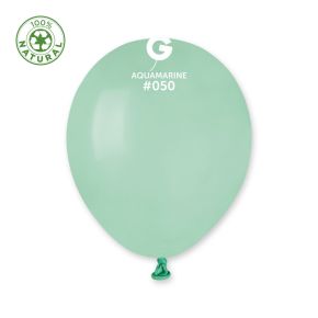 BALÃO DE LÁTEX AQUAMARINE #050 A50 COM 100 UNIDADES - 5''