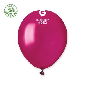 BALÃO DE LÁTEX METALLIC BURGUNDY#052 AM50 COM 100 UNIDADES - 5''