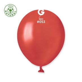 BALÃO DE LÁTEX METALLIC RED#053 AM50 COM 100 UNIDADES - 5''