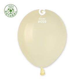 BALÃO DE LÁTEX IVORY#059 A50 COM 100 UNIDADES - 5''