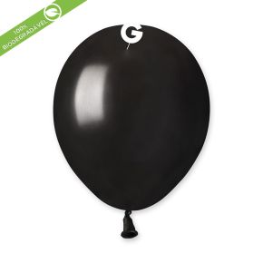 BALÃO DE LÁTEX METÁLICO BLACK#065 AM50 COM 50 UNIDADES  - 5"