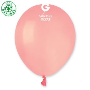 BALÃO DE LÁTEX BABY PINK#073 A50 COM 100 UNIDADES - 5''