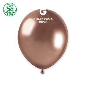 BALÃO DE LÁTEX SHINY ROSE GOLD#096 AB50 COM 50 UNIDADES - 5''