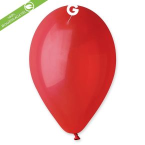 BALÃO DE LÁTEX RED#045 G90 COM 50 UNIDADES -10"