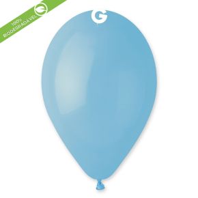 BALÃO DE LÁTEX BABYBLUE#072 G90 COM 50 UNIDADES -10"