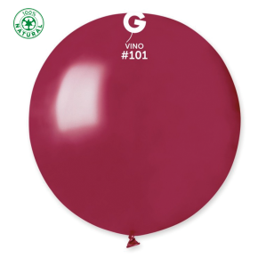 BALÃO DE LÁTEX VINO#101 G150 COM 25 UNIDADES -19''