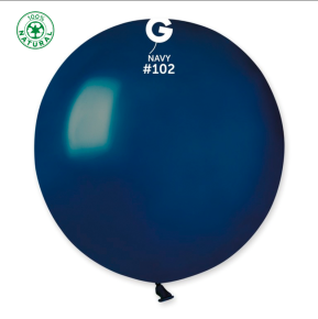 BALÃO DE LÁTEX NAVY#102 G150 COM 25 UNIDADES -19''