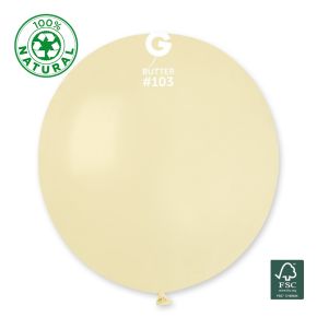 BALÃO DE LÁTEX BUTTER#103 G150 COM 25 UNIDADES -19''