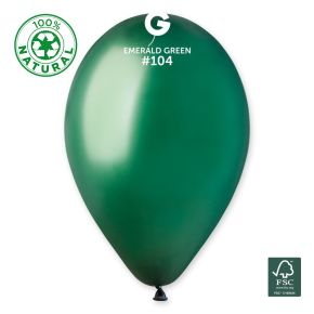 BALÃO DE LÁTEX EMERALD GREEN#104 G110 COM 50 UNIDADES -12''