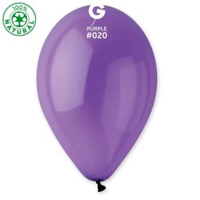 BALÃO DE LÁTEX CRYSTAL PURPLE#020 G110 COM 50 UNIDADES -12''