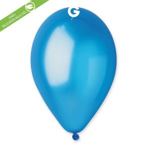 BALÃO DE LÁTEX METÁLICO BLUE#036 GM110 COM 50 UNIDADES -12"