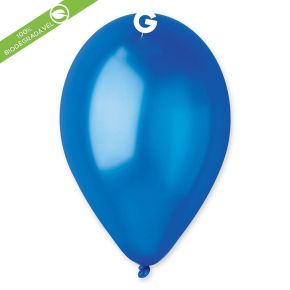 BALÃO DE LÁTEX METÁLICO BLUE#054 GM110 COM 50 UNIDADES -12"