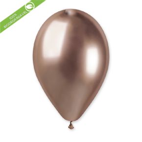 BALÃO DE LÁTEX SHINY ROSE GOLD#096  GB120 COM 25 UNIDADES -13"