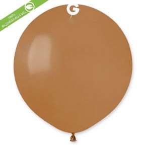 BALÃO DE LÁTEX MOCHA#076 G150 COM 25 UNIDADES -19"