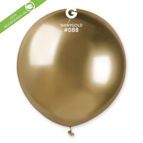 BALÃO DE LÁTEX SHINY GOLD#088 GB150 COM 25 UNIDADES -19"