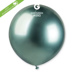 BALÃO DE LÁTEX SHINY GREEN#093 GB150 COM 25 UNIDADES -19"