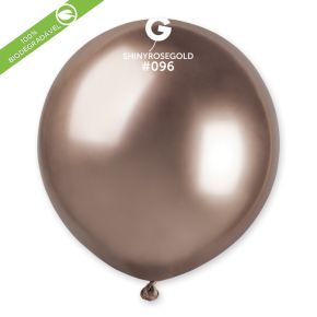 BALÃO DE LÁTEX SHINY ROSE GOLD#096 GB150 COM 25 UNIDADES -19"