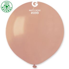 BALÃO DE LÁTEX MISTY ROSE#099 G150 COM 25 UNIDADES -19''