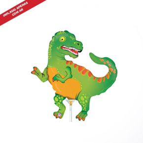 BALÃO METALIZADO DINOSAUR 14" GRABO