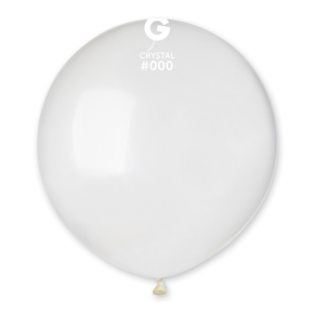 BALÃO DE LÁTEX CRYSTAL#000 G150 COM 25 UNIDADES -19''