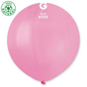 BALÃO DE LÁTEX ROSE#006 G150 COM 25 UNIDADES -19''