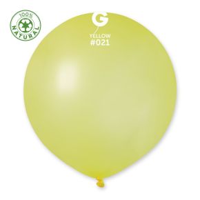 BALÃO DE LÁTEX NEON YELLOW#021 G150 COM 25 UNIDADES -19''