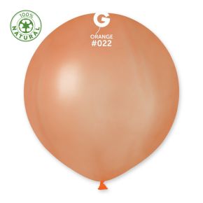 BALÃO DE LÁTEX NEON ORANGE#022 G150 COM 25 UNIDADES -19''