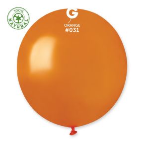 BALÃO DE LÁTEX METALLIC ORANGE#031 GM150 COM 25 UNIDADES -19''