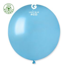 BALÃO DE LÁTEX METALLIC LIGHT BLUE#035 GM150 COM 25 UNIDADES -19''