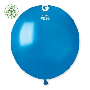 BALÃO DE LÁTEX METALLIC BLUE#036 GM150 COM 25 UNIDADES -19''