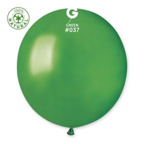 BALÃO DE LÁTEX METALLIC GREEN#037 GM150 COM 25 UNIDADES -19''