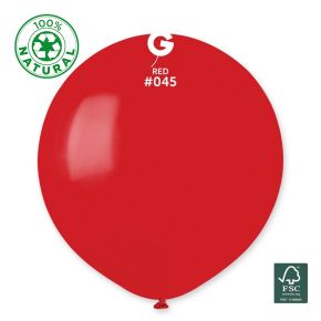 BALÃO DE LÁTEX RED #045 G150 COM 25 UNIDADES -19''