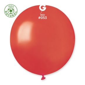 BALÃO DE LÁTEX METALLIC RED#053 GM150 COM 25 UNIDADES -19''