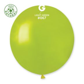 BALÃO DE LÁTEX METALLIC LIGHT GREEN#067 GM150 COM 25 UNIDADES -19''