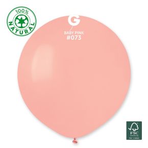 BALÃO DE LÁTEX BABY PINK #073 G150 COM 25 UNIDADES -19''