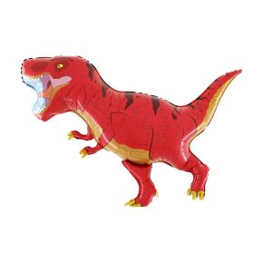 BALÃO METALIZADO DINO T-REX RED HSG GRABO