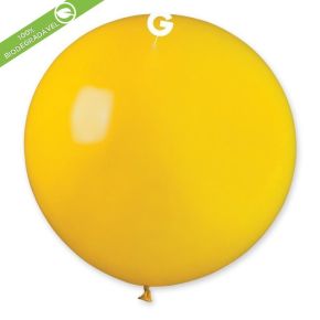 BALÃO DE LÁTEX YELLOW#002 30 - G30 COM 1 UNIDADE