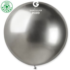 BALÃO DE LÁTEX SHINY SILVER#089 30 - GB30 COM 1 UNIDADE