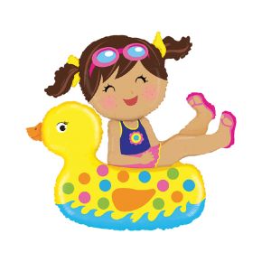 BALÃO METALIZADO GIRL FLOATIE 41" GRABO