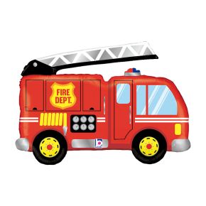 BALÃO METALIZADO FIRETRUCK 40" GRABO