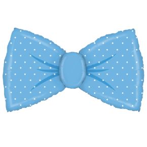 BALÃO METALIZADO BLUE BOWTIE 42" GRABO