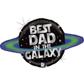 BALÃO METALIZADO GALACTIC DAD 31" GRABO