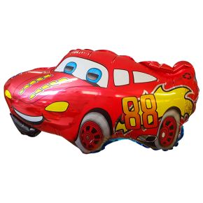 BALÃO METALIZADO RACING CAR VERMELHO SHAPE HSG FLEXMETAL