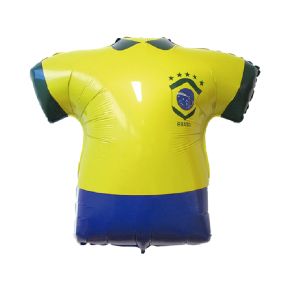 BALÃO METALIZADO CAMISA BRASIL SHAPE HSG FLEXMETAL