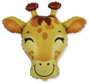 BALÃO METALIZADO GIRAFFE HEAD HSG FLEXMETAL