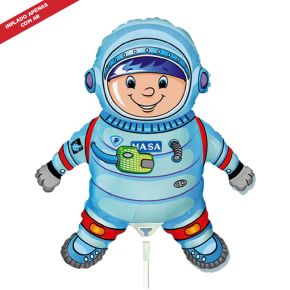 BALÃO METALIZADO ASTRONAUTA SHAPE 14" FLEXMETAL