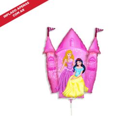 BALÃO METALIZADO CASTELO DAS PRINCESAS SHAPE 14" - FLEXMETAL