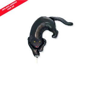 BALÃO METALIZADO DARK PANTHER 14" FLEXMETAL